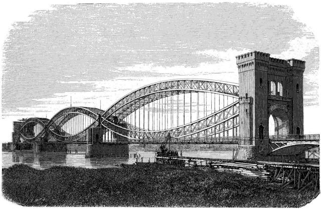 Eisenbahnbrücke über die Norderelbe