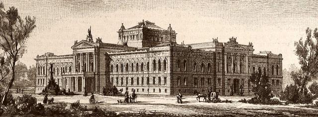 Entwurf zum Reichsgerichtsgebäude in Leipzig