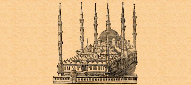 Moschee des Sultans Achmed zu Konstantinopel