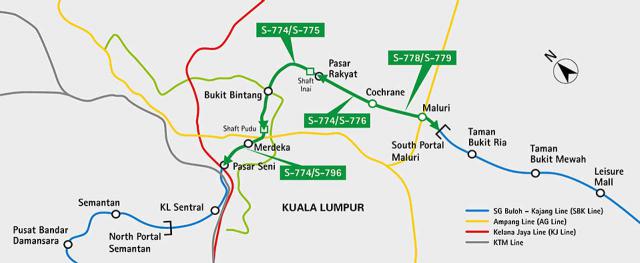 Tunnel in Kuala Lumpur