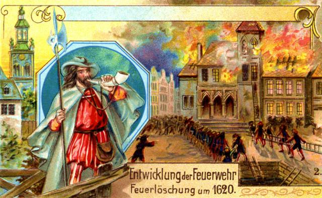 Feuerlöschung um 1620