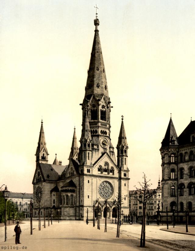 Kaiser-Wilhelm-Gedächtniskirche - Berlin, Ende 19. Jh.