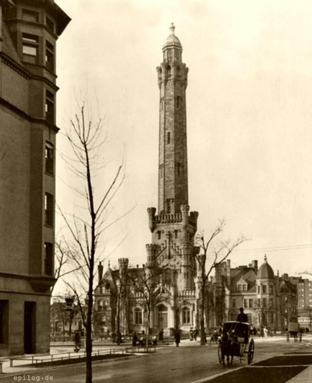 Wasserturm von Chicago, 1909