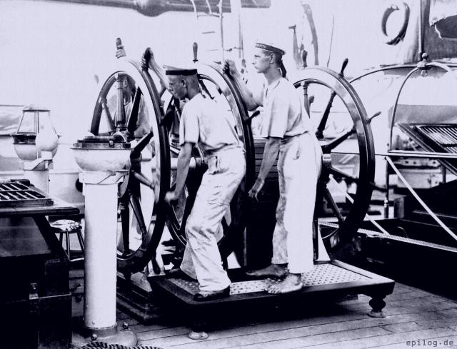 Steuerrad Schulschiffs SMS Charlotte
