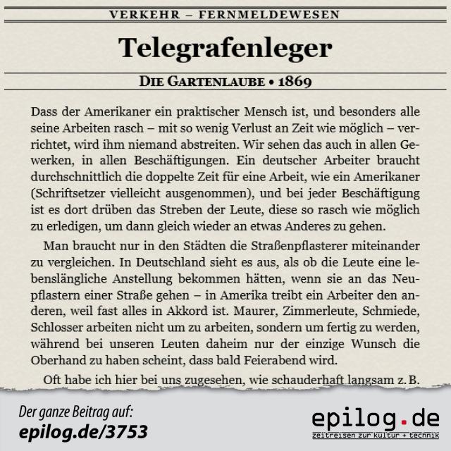 Telegrafenleger