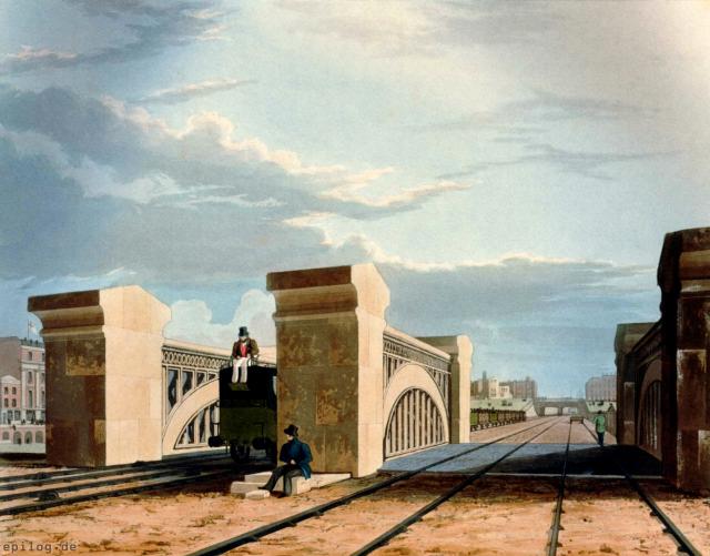 Camden Town, Bridge, London, 1837