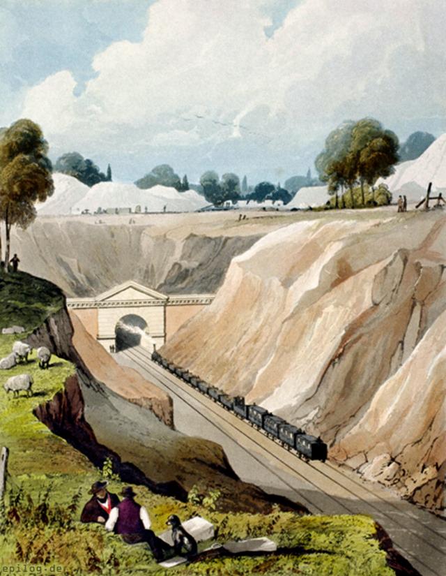 Tunnel, Watford, 1837