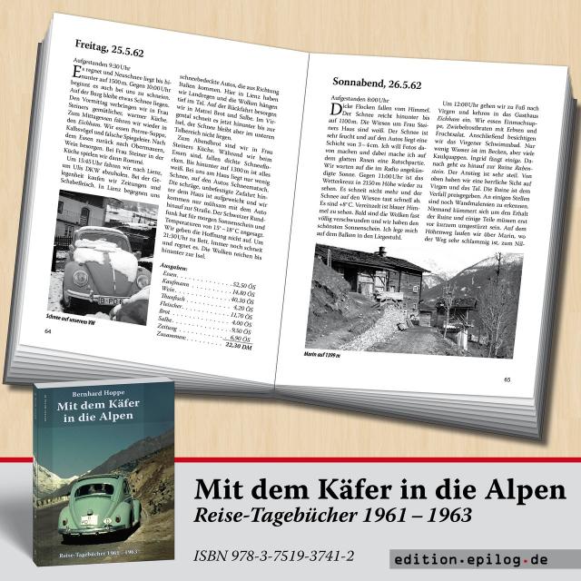 Mit dem Käfer in die Alpen