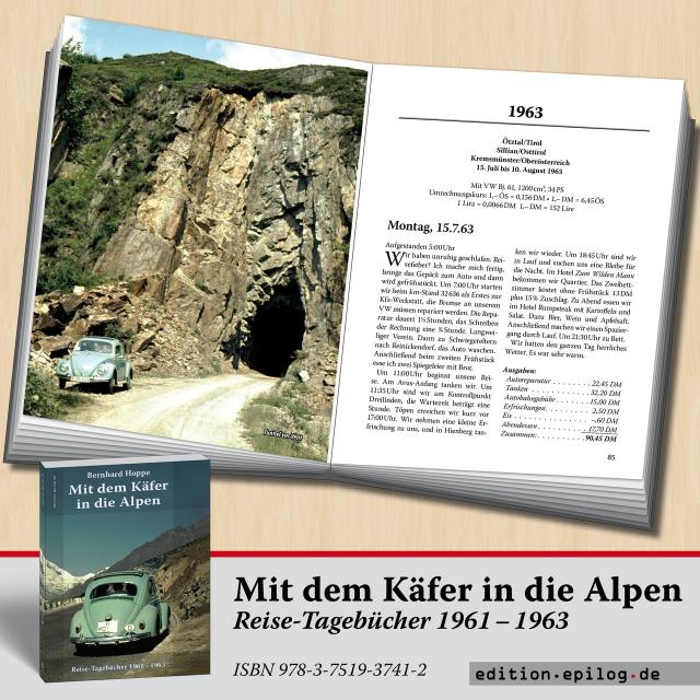Mit dem Käfer in die Alpen