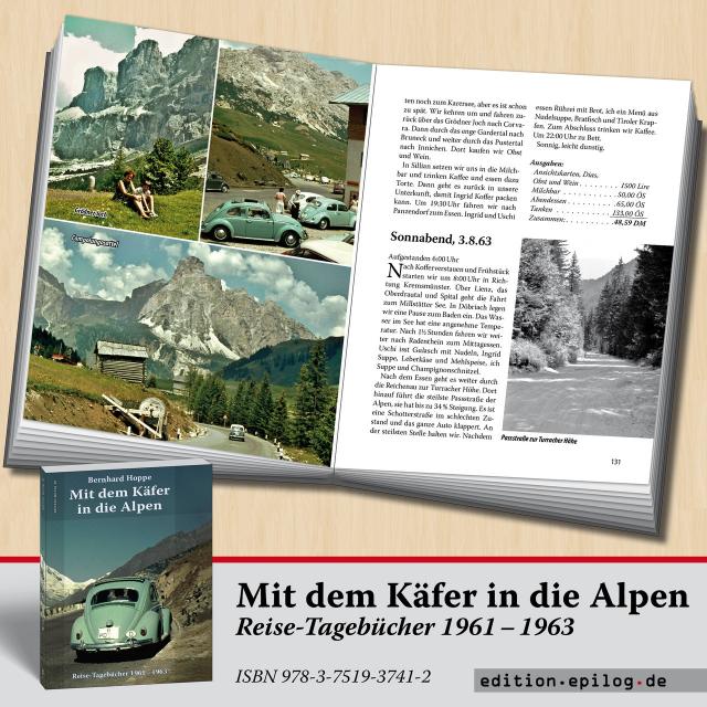 Mit dem Käfer in die Alpen