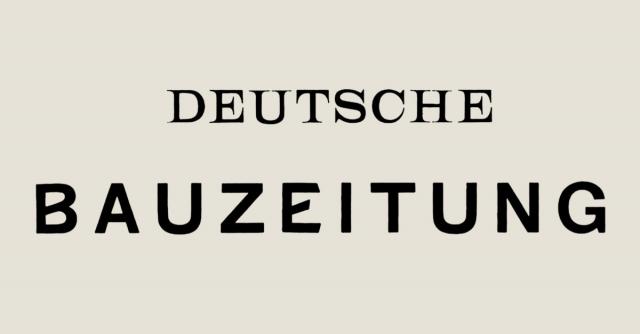 Deutsche Bauzeitung