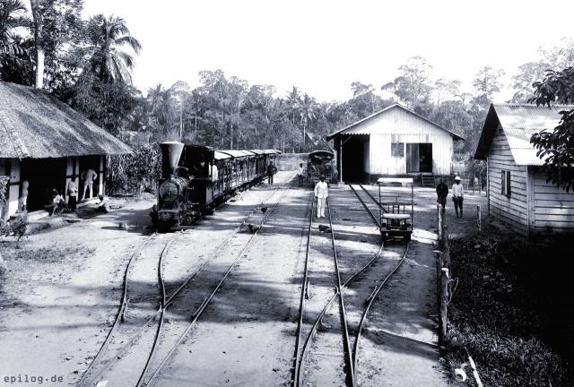 Schmalspurbahn auf Sumatra