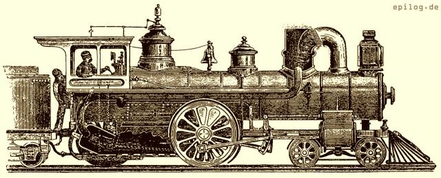 Rauchverzehrende Lokomotive