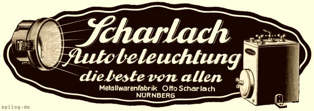 Reklame: Autobelechtung, 1918