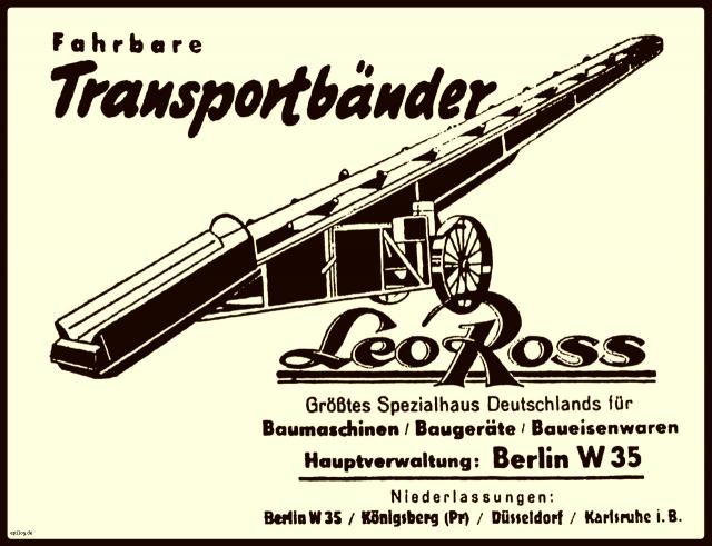 Reklame: Leo Ross, 1935