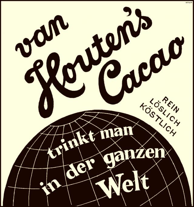 Reklame: Van Houtens Cacao, 1913