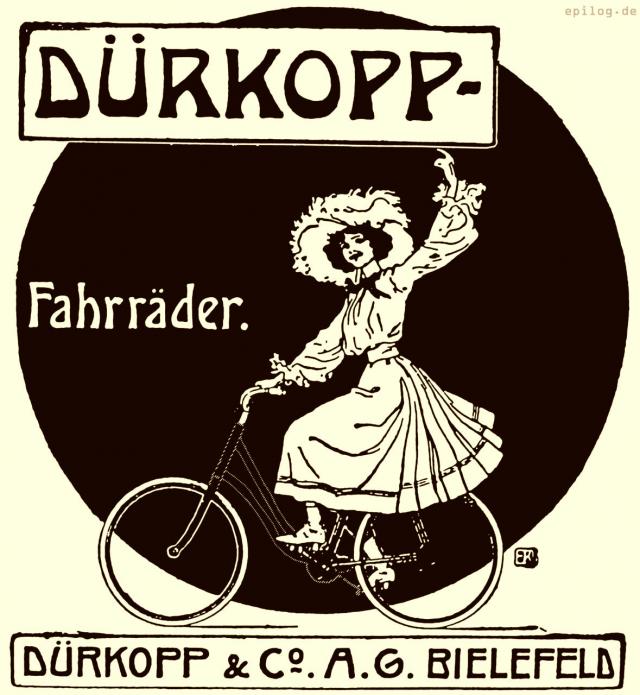 Reklame: Dürkopp-Räder, 1904
