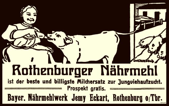 Reklame: Rothenburger Nährmehl, 1914
