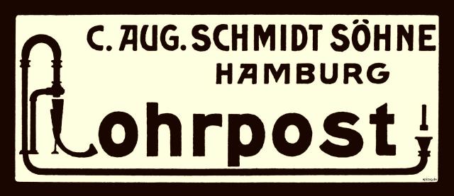 Reklame: Rohrpost, 1914