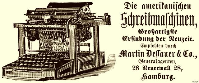 Reklame: Martin Dessauer & Co, 1882