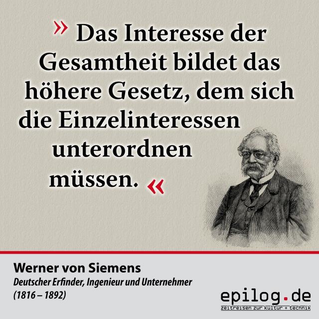 zitat - Siemens - Einzelinteressen