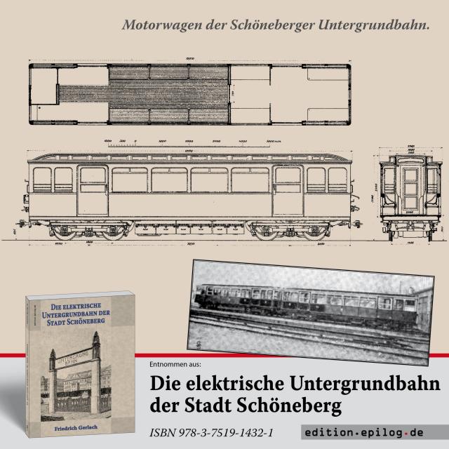 Motorwagen der Schöneberger Untergrundbahn