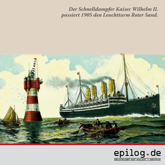 Leuchtturm Roter Sand, 1905