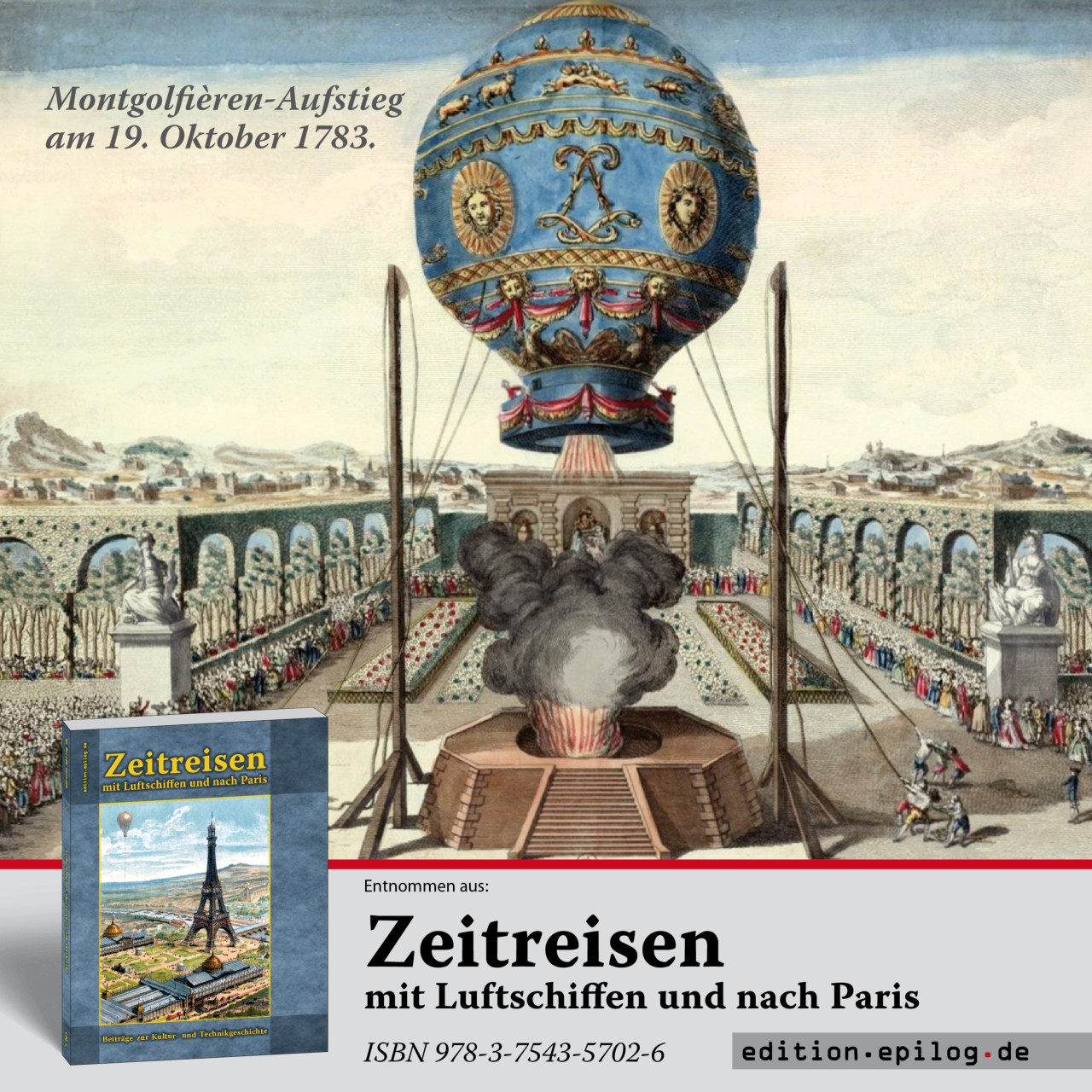 Montgolfièren-Aufstieg am 19. Oktober 1783