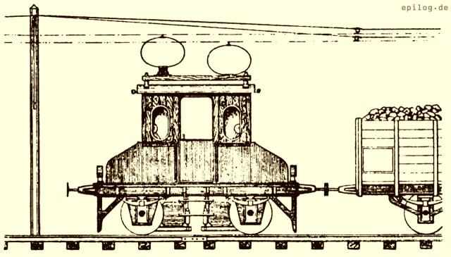 Elektrische Rangier-Lokomotive