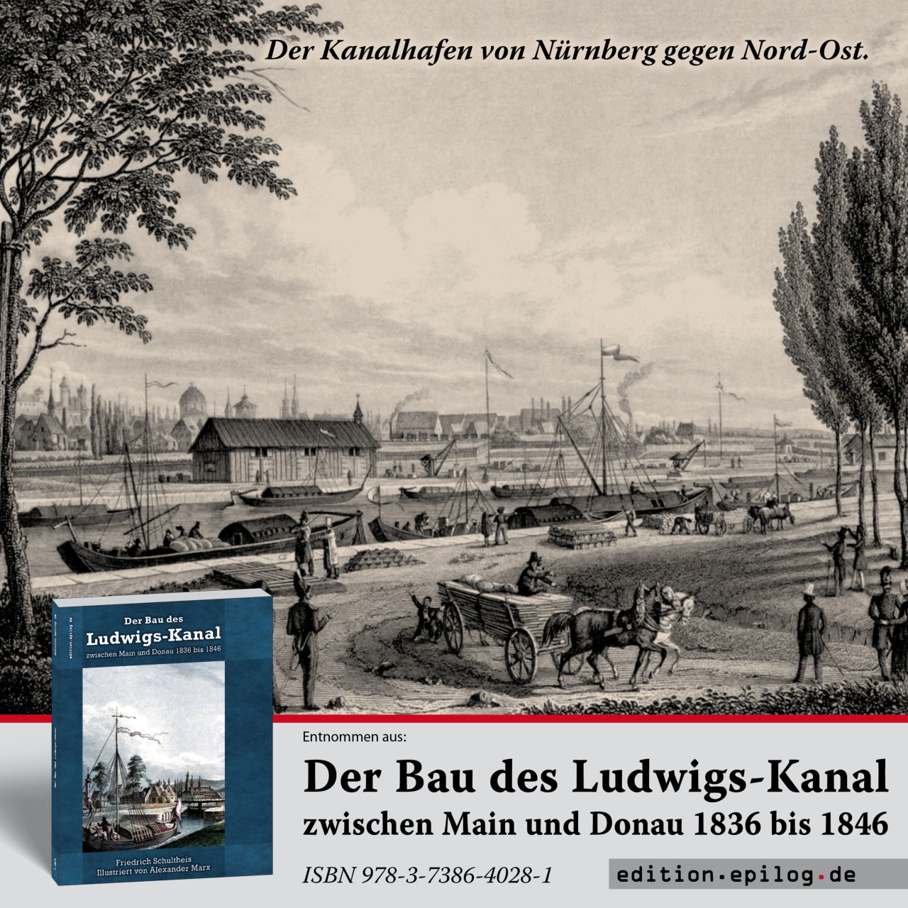 Kanalhafen von Nürnberg