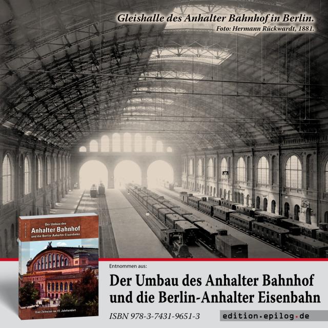 Anhalter Bahnhof, Gleishalle