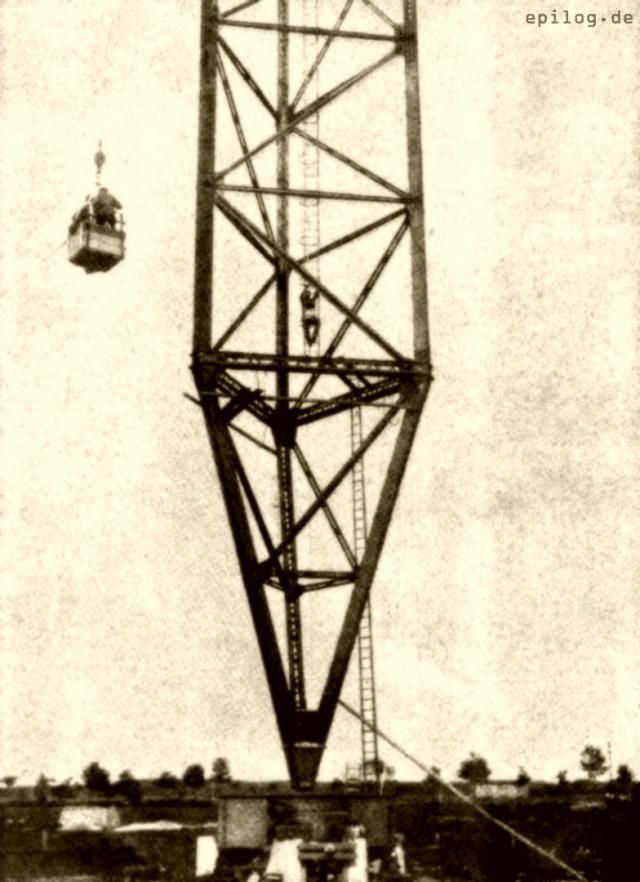 Besteigung des Turms