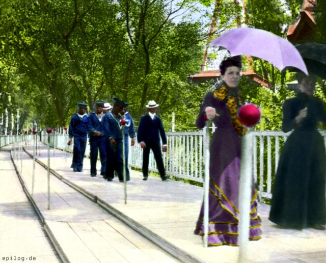 Stufenbahn Weltausstellung 1900