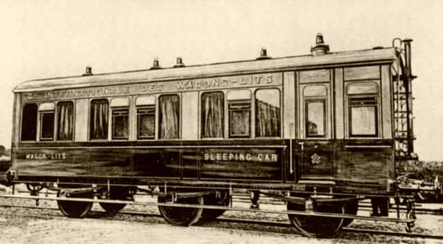 Schlafwagen um 1877