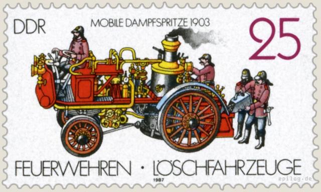 Mobile Dampfspritze 1903