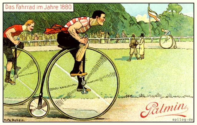 Fahrrad im Jahr 1880