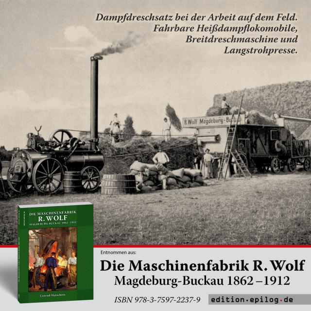 Dampfdreschsatz
