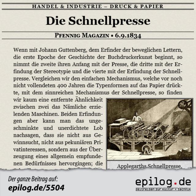 schnellpresse