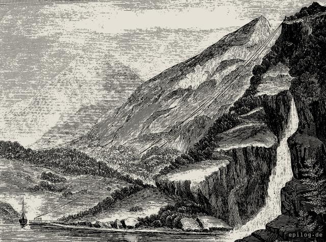 Drahtseilbahn bei Aalsund