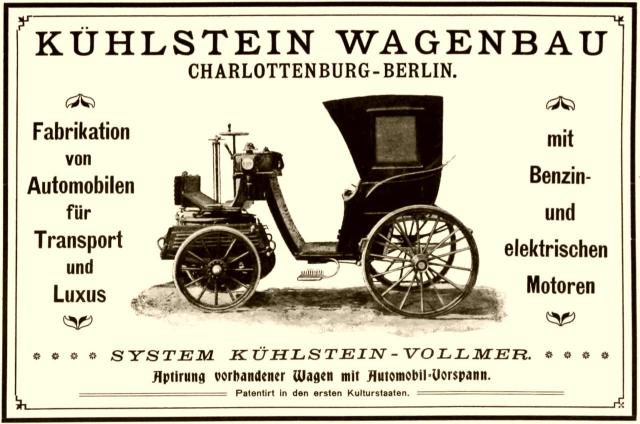 Reklame Kühlstein Wagenbau