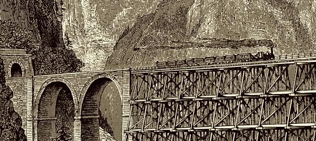 Viadukt der Pontbabahn