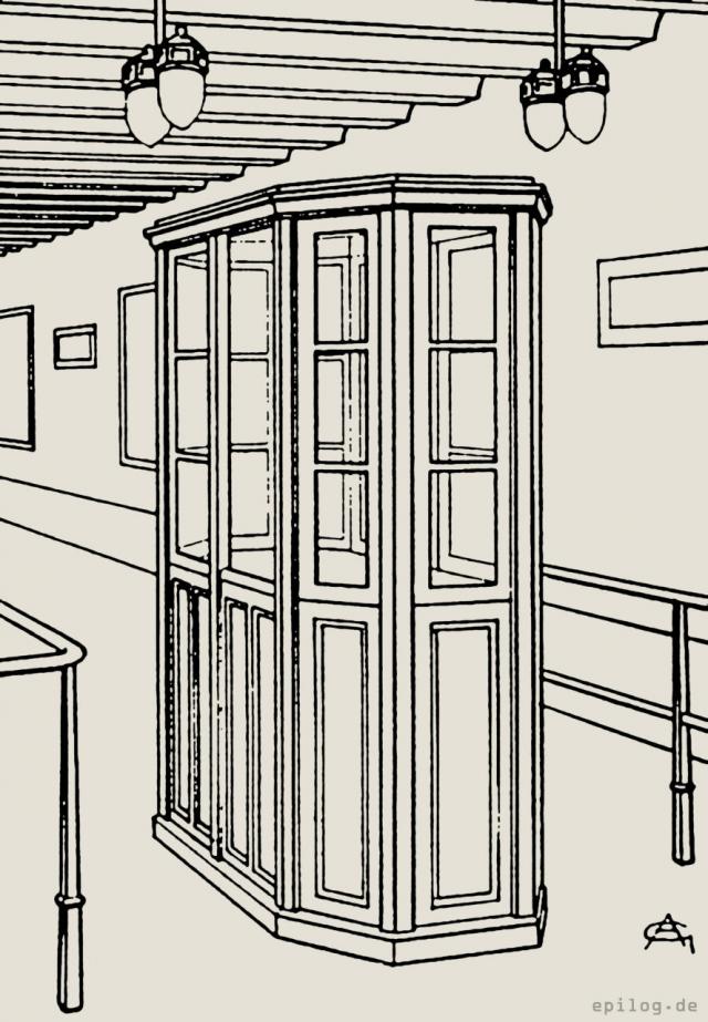 Untergrundbahnhof Inselbrücke; Vorraum.