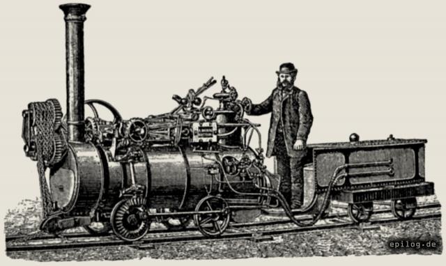 Ketten-Lokomobil-Lokomotive
