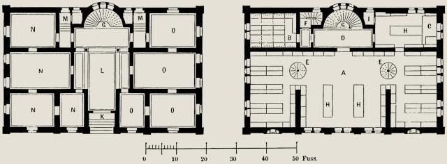 Bibliothek der Schulverwaltung in Köln.