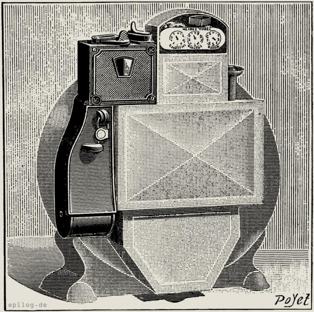 Gasapparat von Maldant und Dupoy.