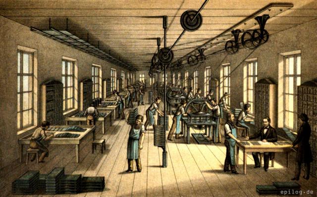 Bearbeitung der Graphit-Ton-Mischung.