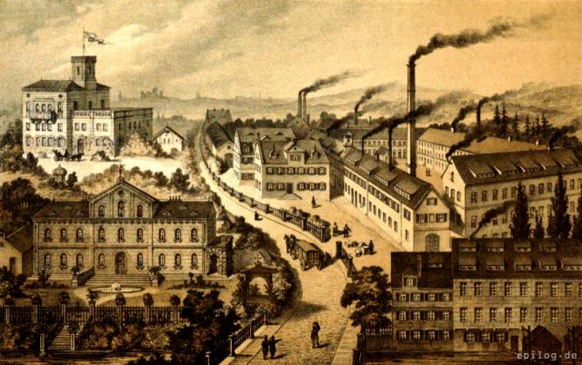 Wohn- und Fabrikgebäude der Bleistift-Fabrik Faber.