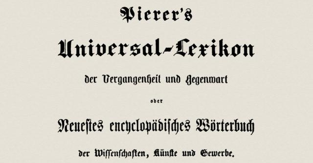 Pierers Universallexikon