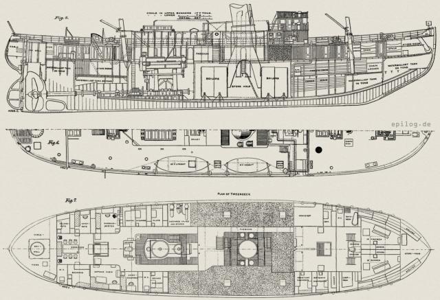 Dänischer Dampf-Eisbrecher ›Sleipner‹.