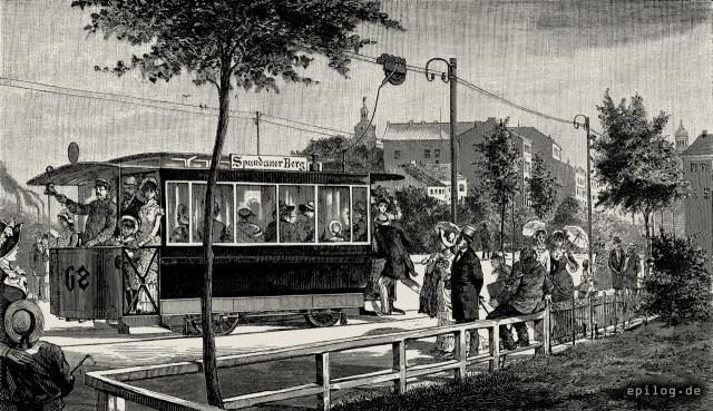 Elektrische Bahn von Westend